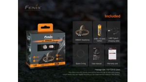 Fenix HM60R NEW - Lanternă frontală - 1300 Lumeni - 120 Metri - Camo